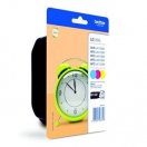 Cartridge Brother LC-125XL - cyan/magenta/yellow, azurová/purpurová/žlutá inkoustová náplň do tiskárny