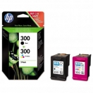 Cartridge HP CN637EE, č. 300 - black/color, černá/barevná inkoustová náplň do tiskárny