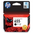 Cartridge HP CZ109AE#BHK, č. 655 - black, černá inkoustová náplň do tiskárny