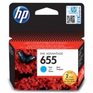 Cartridge HP CZ110AE#BHK, č. 655 - cyan, azurová inkoustová náplň do tiskárny