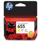 Cartridge HP CZ112AE#BHK, č. 655 - yellow, žlutá inkoustová náplň do tiskárny