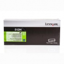 Lexmark originální toner 51F2H00, black, 5000str., high capacity, return